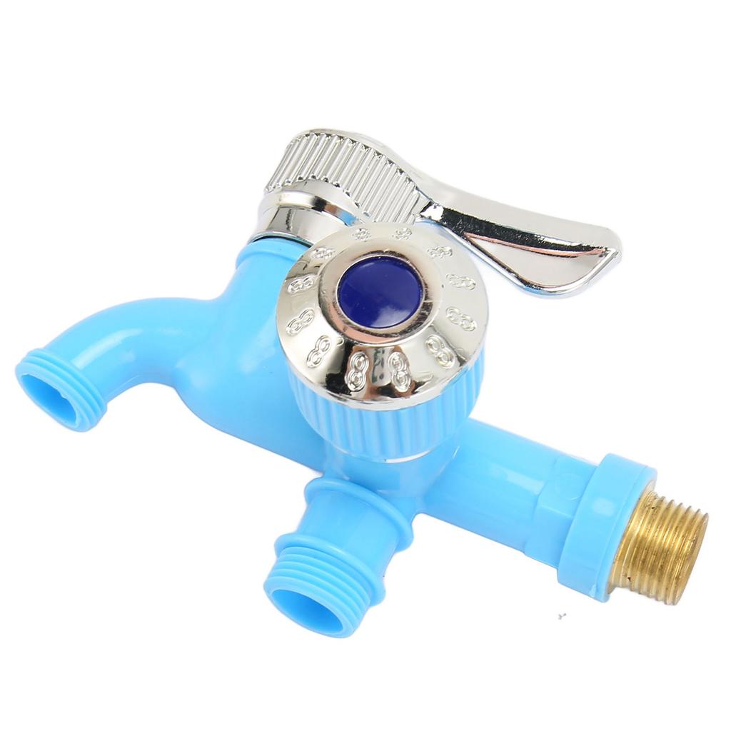 Mop Pool Tap 1 Input 2 Outputs Separate Spout External Thread G1 2 Universal Ergonomic Bathroom Faucet for Garden