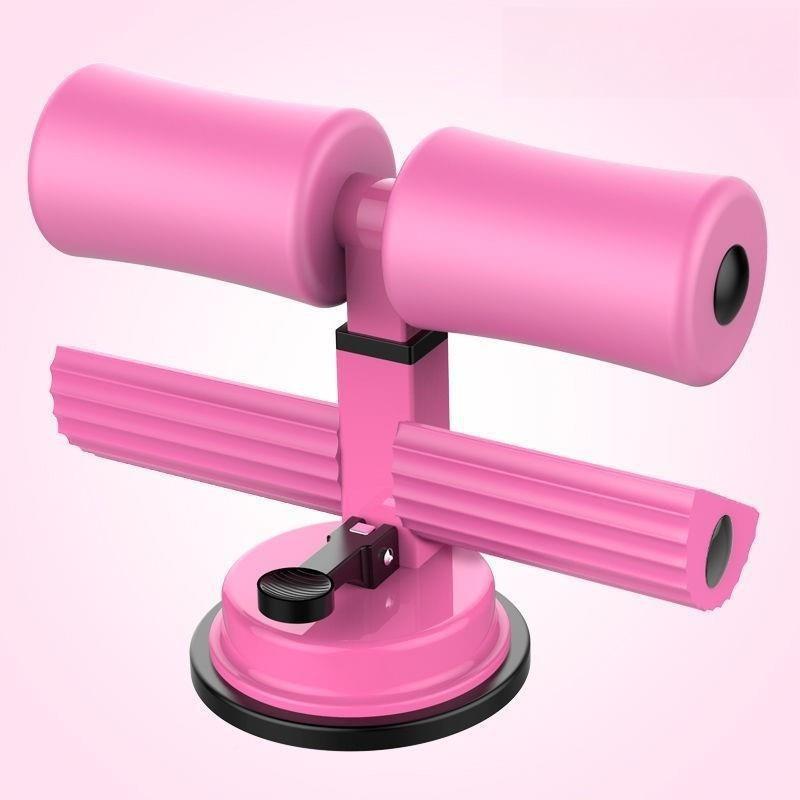 

Multi-functional supine stand assistance device, portable self-priming adjustable rod for exercise and fitness crunches рожевий