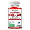 Krillöl, Omega-3, Astaxanthin, 2000 mg 120 Kapseln Nahrungsergänzungsmittel