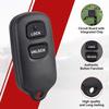Key Fob Keyless Entry Remote Control Compatible with Toyota Tundra Rav4 Highlander Celica Echo Yaris Prius FJ Cruiser/Scion xA xB Car Key Replacement
