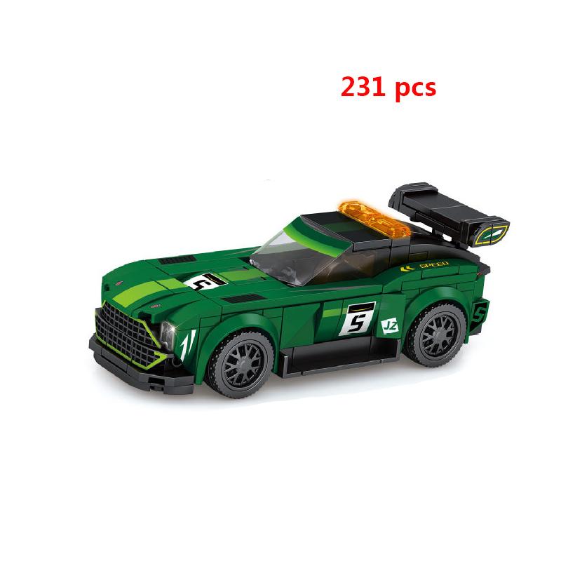 For Technical City Speed Champions Sports Car Racing Car Super Racers Figures Building Blocks Bricks Garage Toys Gifts Friends