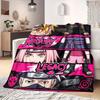 Naruto Comfortable Warm Printed Flannel Blanket, Fits Bedrooms, Sofas, Beds, Chairs, Picnics, Travel -HE9
