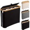 Transparent Bathroom Toilet Paper Storage Basket and Accessories Rack