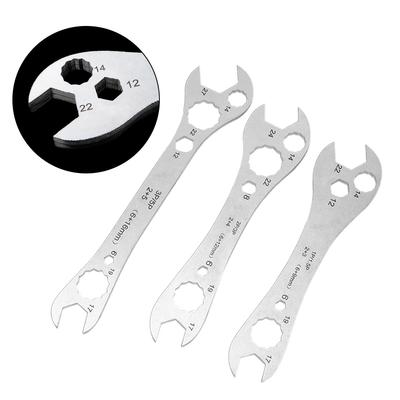 1pc 7-in-1 Quick Wrench Multifunctional High Torque Spanner For Installing Air Conditioner Outdoor Units Water Heating Systems