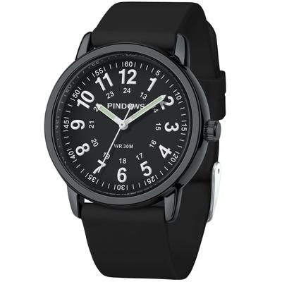 Unisex Analog Quartz Watch for 30m Water Military Time Luminous Dial for High Visibility Ladies' Watch, Ladies' Students, Resistant, Display,