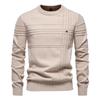 Men’s Euro Fit Solid Crew Neck Pullover Sweater