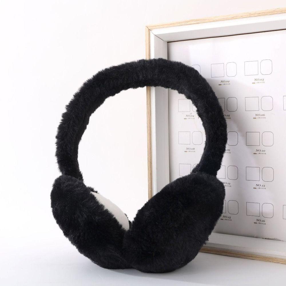Ear Protection Ear Warmer Winter Warm Faux Fur Ear-Muffs Foldable Earmuffs  For Women Men Outdoor