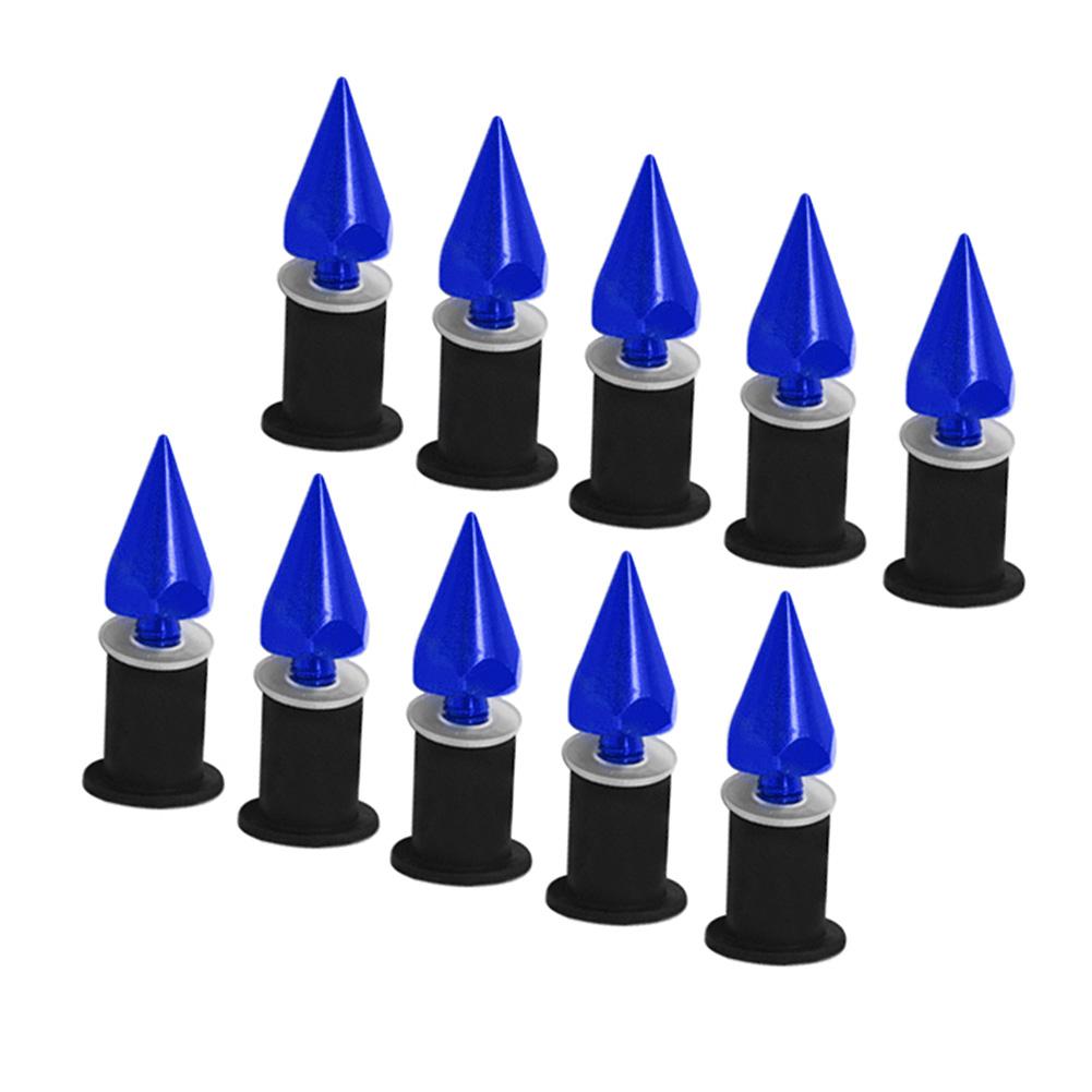Windshield Wind Screen Spike Bolts M5 Screws Nuts Motorcycle Modification AccessoriesBlue