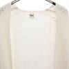 Ron Herman Long Sleeve Long Knit Cardigan S White Open-front Jacket Women Used