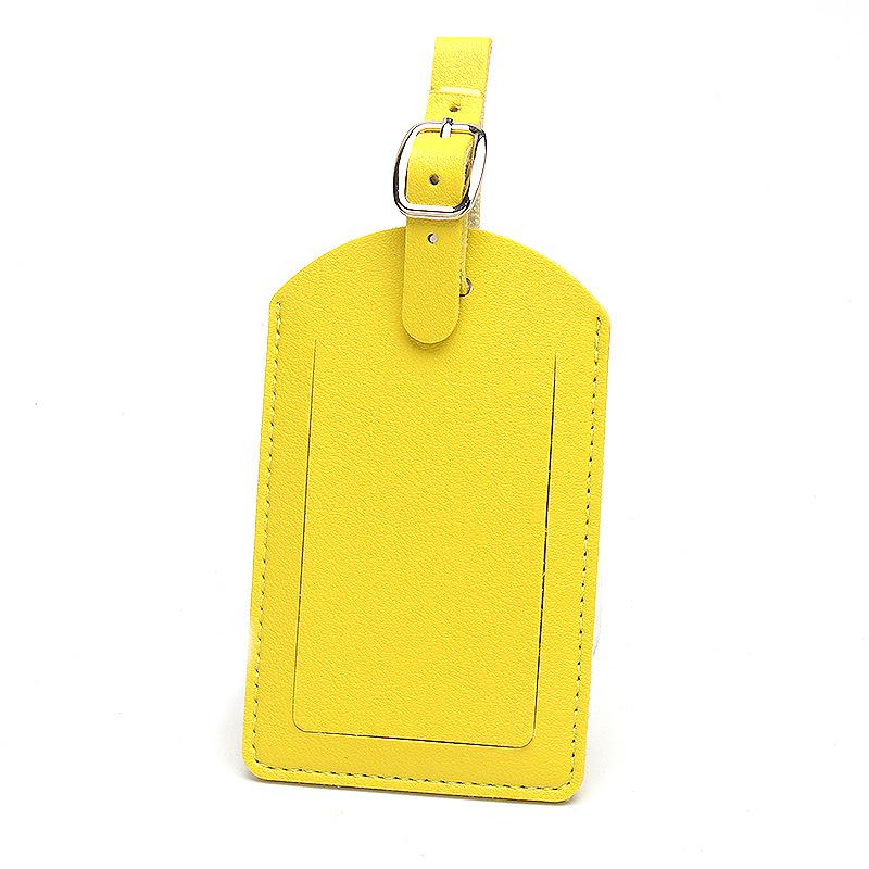 Holiday Travel Accessories Fashion Copper Button Passport Holder Luggage Tag Extra Thick Leather Passport Cover Luggage Tags