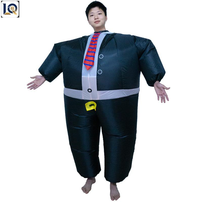 Men's Inflatable Groom Suit Costume for Masquerades, Stag Parties, and Holiday Performances