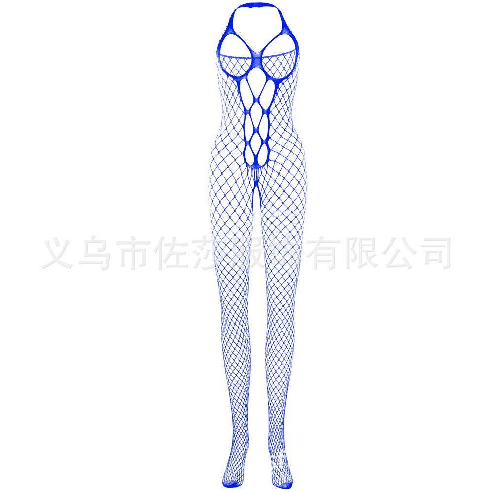 Sexy underwear Sexy mesh coat Hollow neck leakage