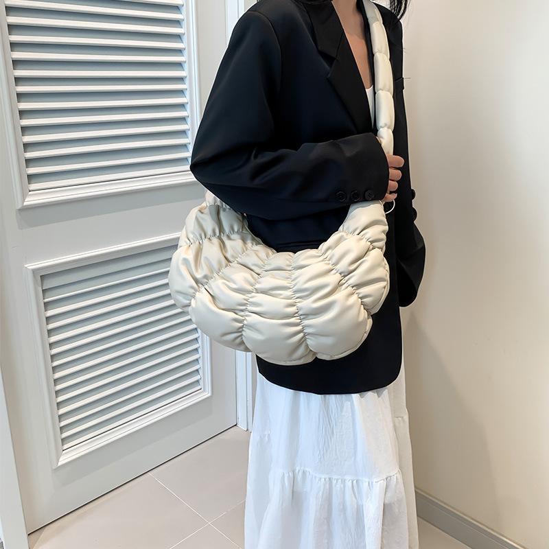 Women's Pleated Crossbody Bag
