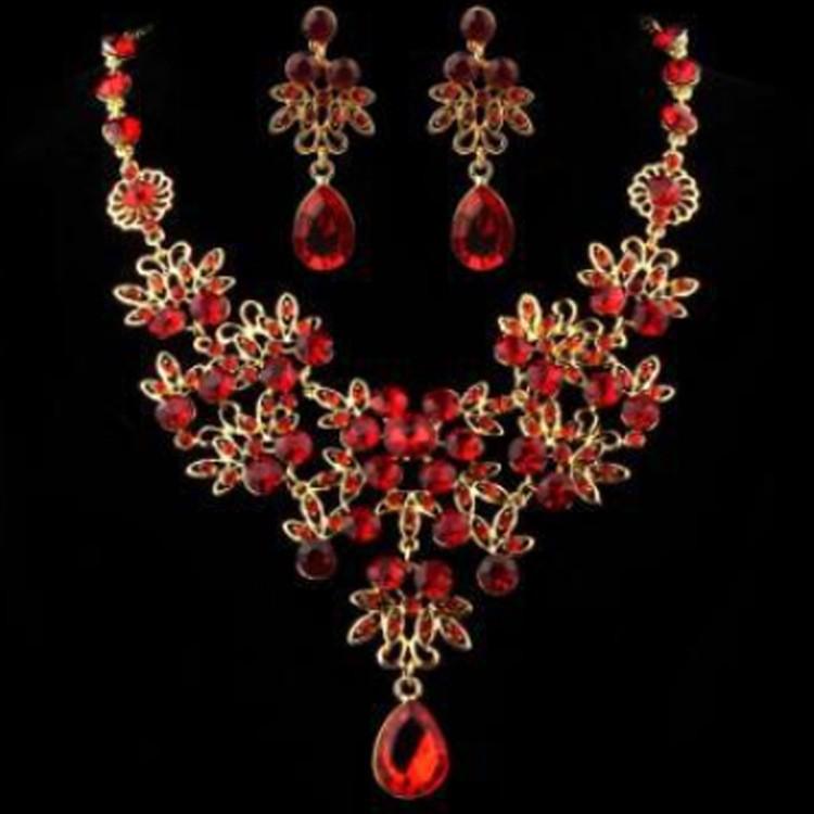 Kifu Bridal Jewelry Set: Butterfly & Teardrop Necklace Earrings for Weddings