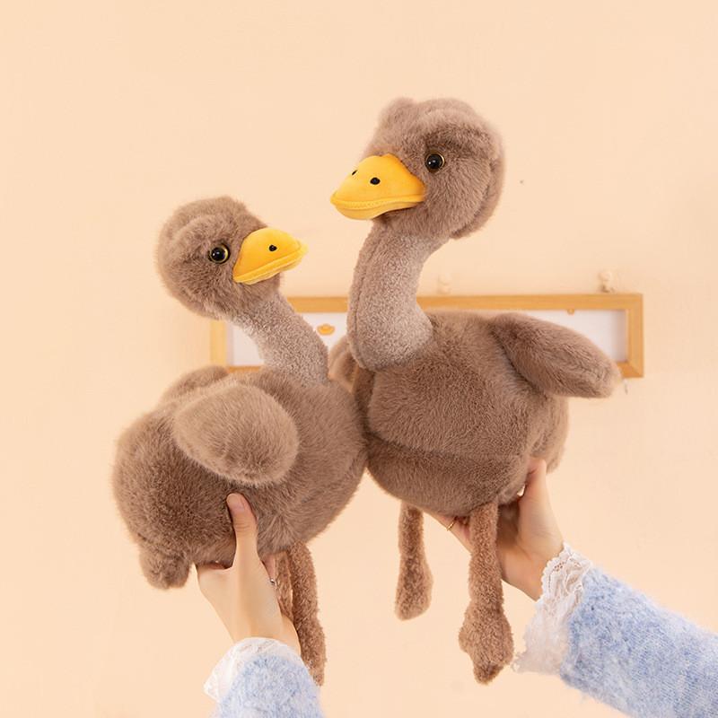 Plush Ostrich Toy For Kids Soft Animal Doll Gift For Children