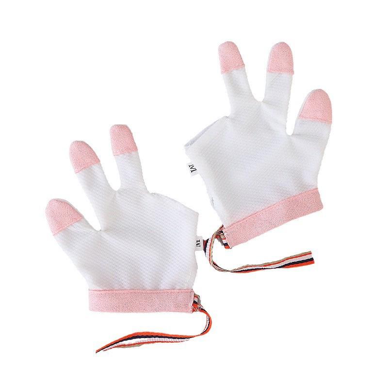 Children's Anti-Biting Gloves for Thumb, Index, Middle, and Ring Fingers - Baby Nail-Biting and Hand-Sucking Prevention.
