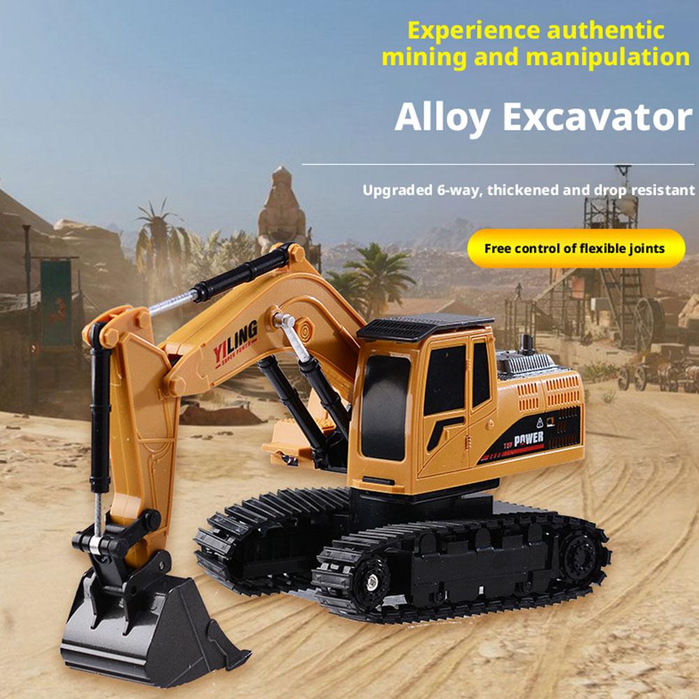 2.4G Excavator RC CAR Remote Control Engineering Dumper Vehicle Crawler Truck Bulldozer Toys Truck Bulldozer Electric Car