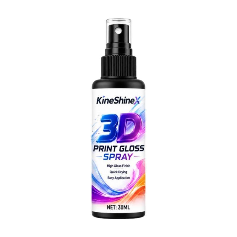 High Gloss Finishing Spray for 3D Prints, Fast Drying Smooth Shine Spray, Even Coverage Gloss Agent for All Kinds of 3D Printing Works