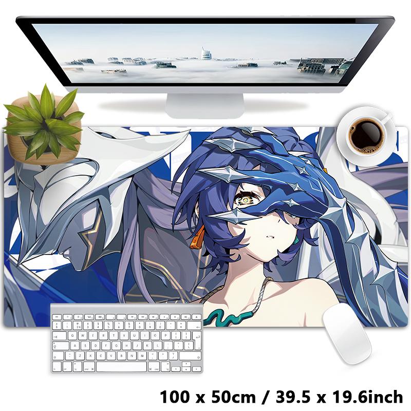 Zenless Zone Zero Mouse Pad ZZZ Yixuan Seed Ellen Hoshimi Miyabi Jufufu Yuzuha Alice XXL Large Mousepad Keyboard Mats