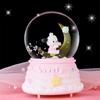 Boîte à musique boule de cristal Cœur de fille Artisanat Décoration de bureau Maison Bureau Décoration de Noël Anniversaire Mariage Boîte à musique Décoration Cadeau