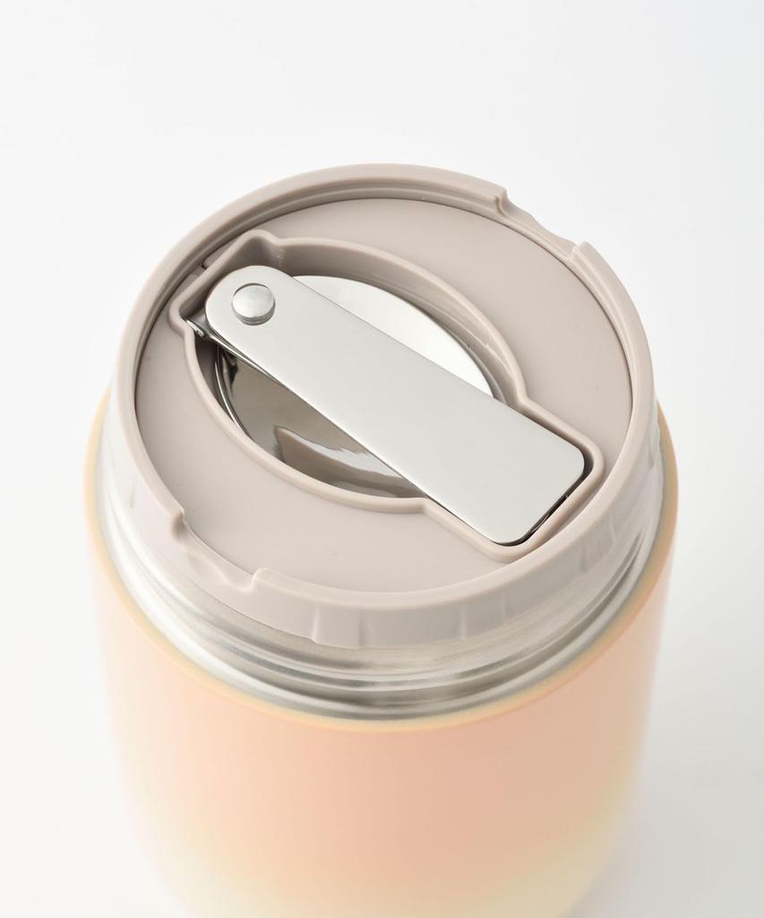 BRUNO Soup Jar with Spoon, Orange, No Size, BHK309-R-OR