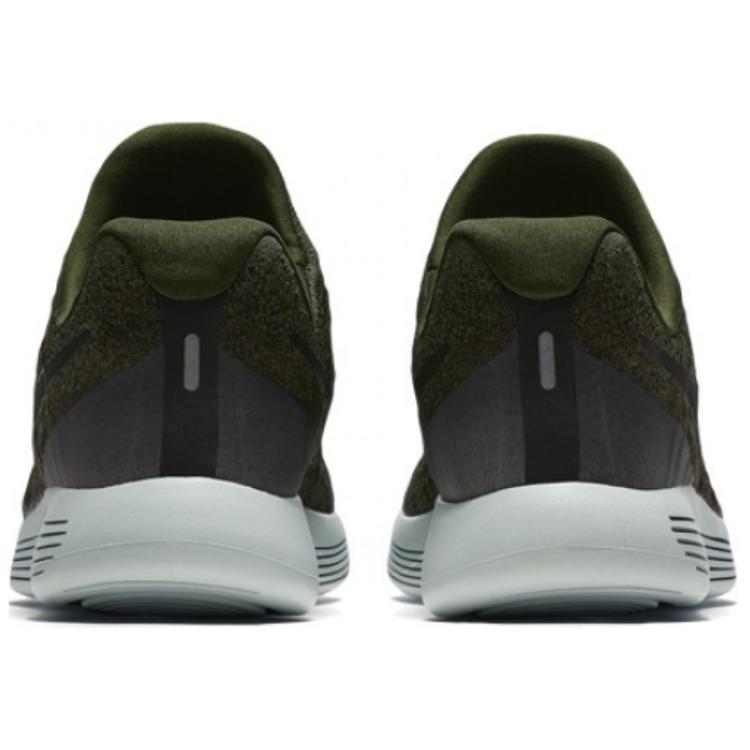 Nike LunarEpic Flyknit 2 Comfortable Thick Sole Shock Absorption Durable Low Top Casual Running Shoes Men Sneaker Gray Green 863779-303