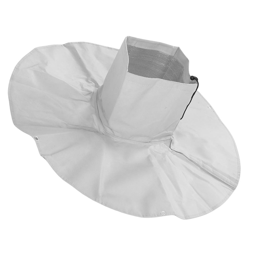 Palm Tree Root Protector Nonwoven Fabric Tree Root Freeze Protector with Drawstring Ground Nails for Winter Outdoor