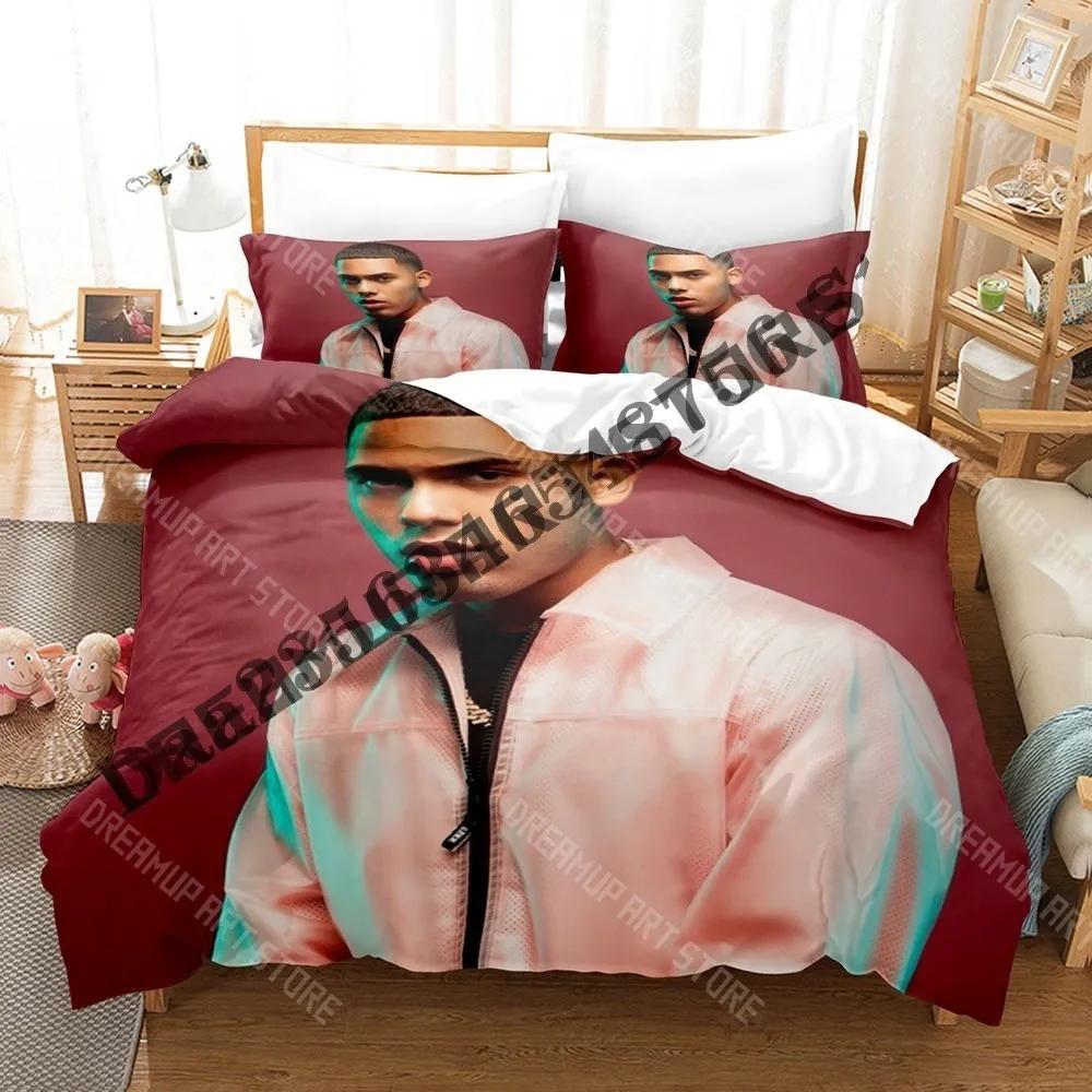 3D Print Myke Towers Bedding Set Single Twin Full Queen King Size Bed Set Adult Kid Bedroom Duvetcover Sets Anime Bed