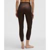 Lululemon Align  High Rise Ribbed Pant 25   Shine Radiate Foil Print Espresso