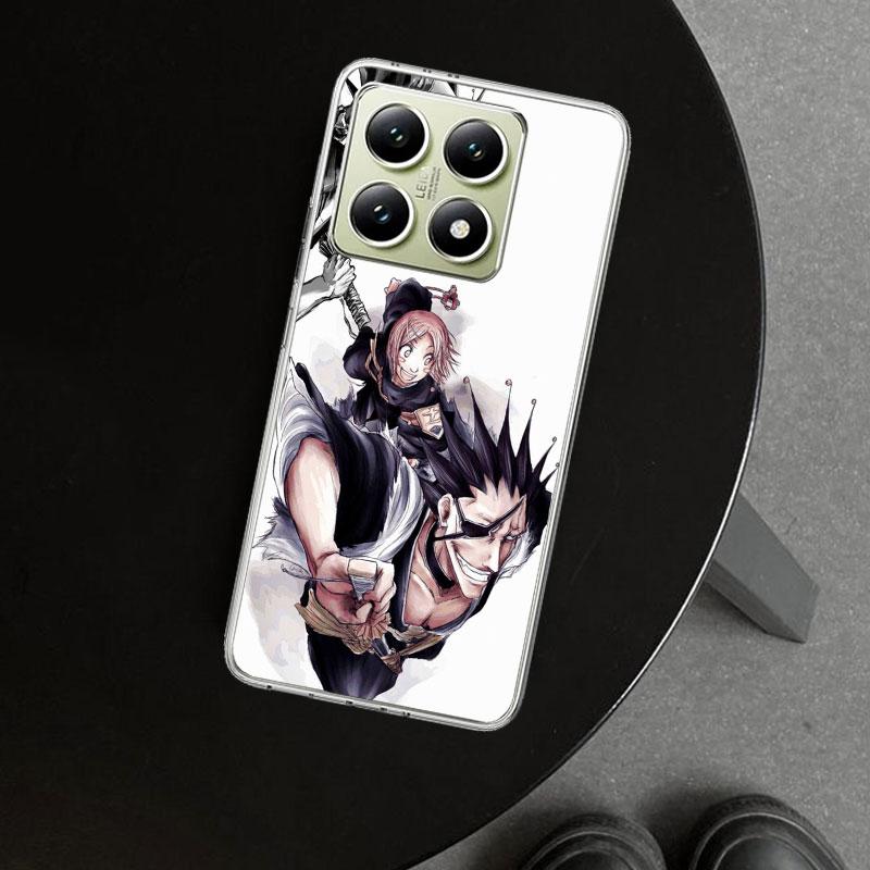 Zaraki Kenpachi Bleach Phone Case Cover for Xiaomi Redmi Note 15 14 13 12 11 Pro Plus 14S 12S 11S 11T 11E 10S 10 Customized Fund