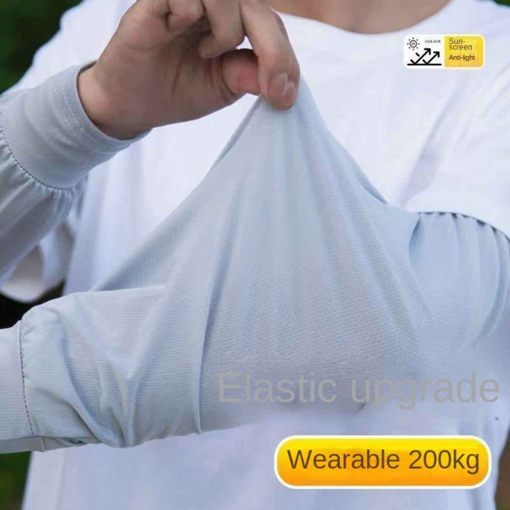

Loose Breathable Sunscreen Ice Sleeves Wear-resistant Outdoor Work Arm Warmers Driving Fishing