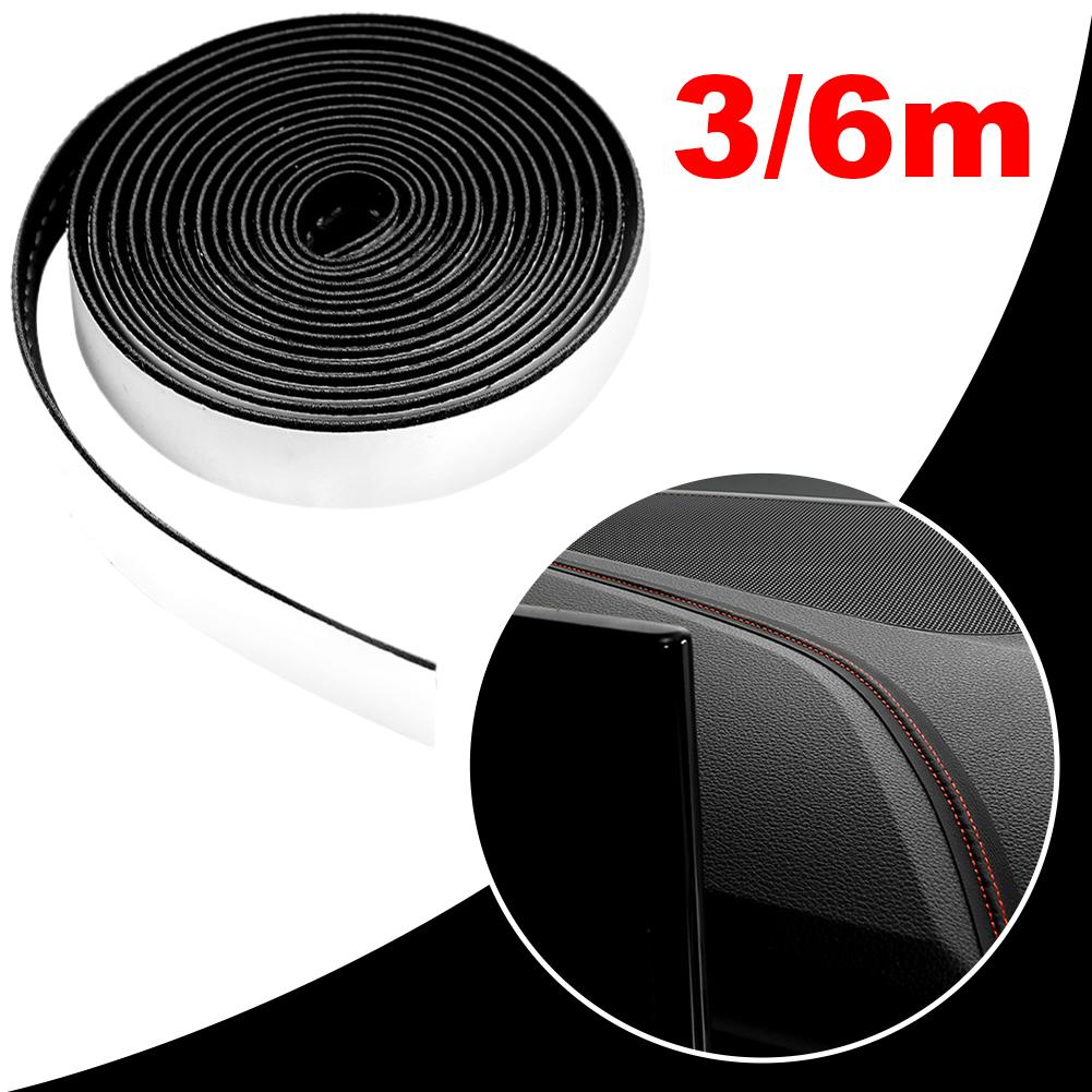 Automotive Leather Interior Decorative Strip Door Center Console Decoration Line Dashboard Strip Decorative Modificatio O8D7