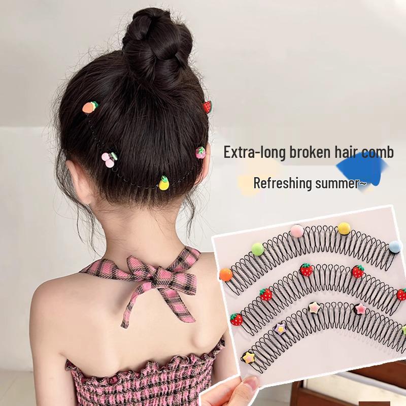 Extra Long Baby Hair Finishing Clip - Girl's Headwear, Little Girl Lala Hair Comb