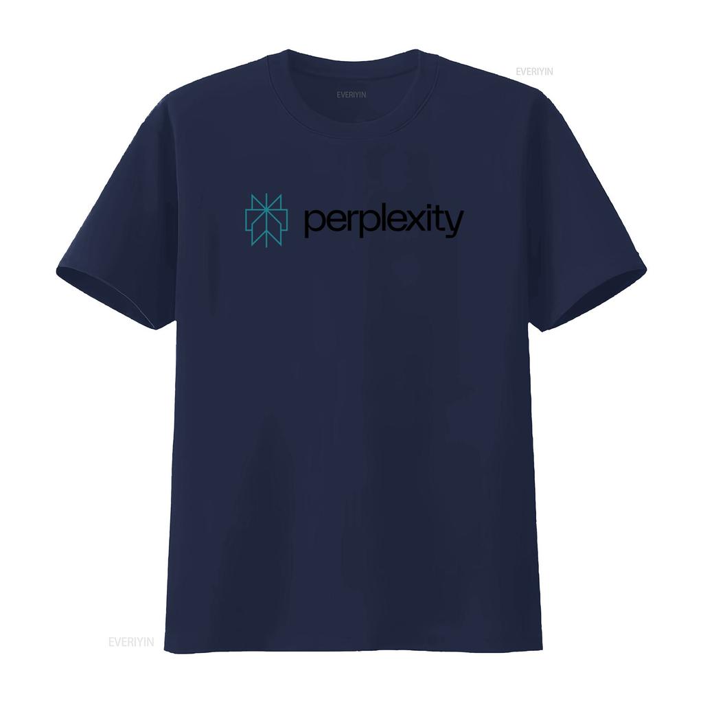 Perplexity AI T Shirt Cool Minimal Artificial Intelligence Tech for Vintage Washed Fashion Homme Top For Everyday Wear