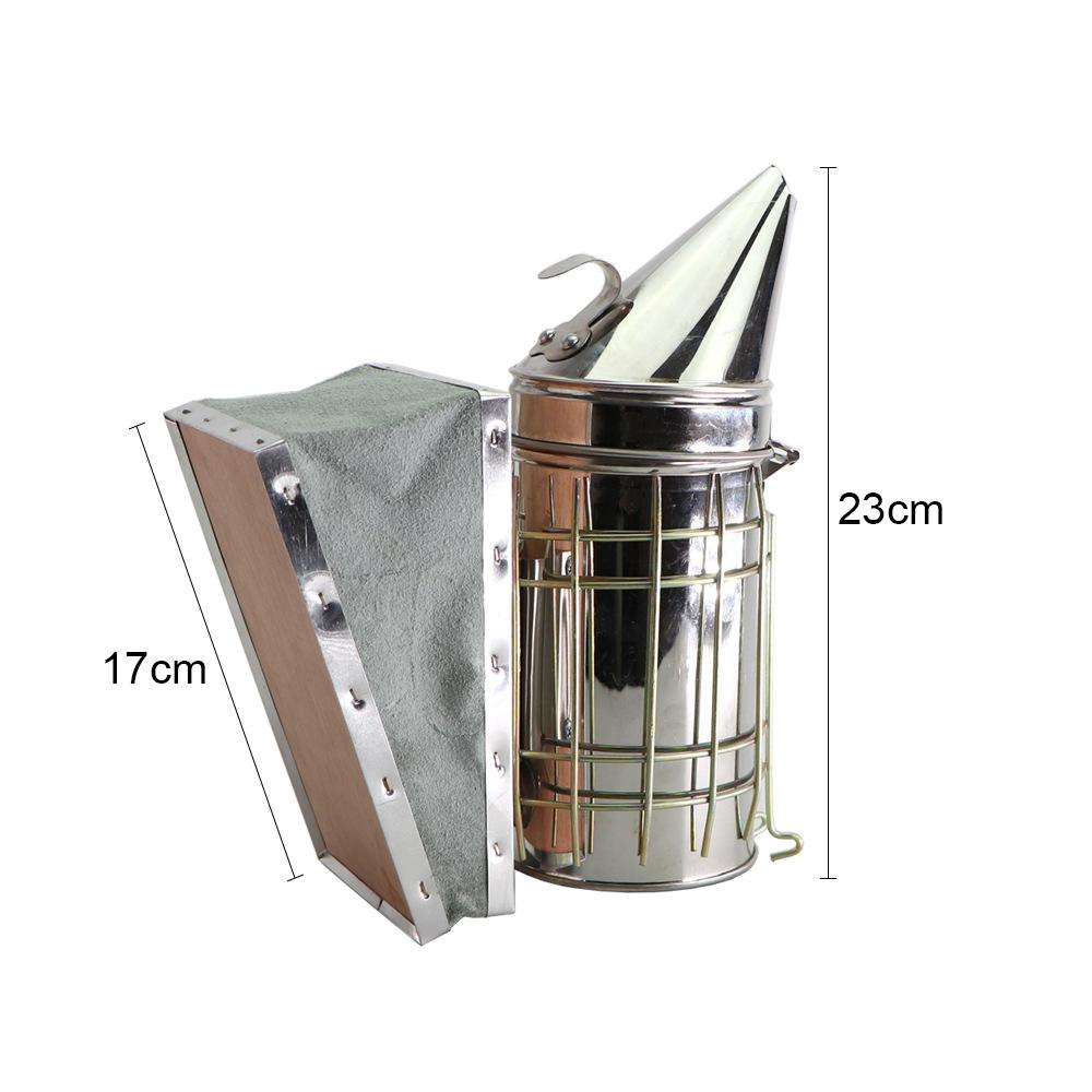 Beekeeping stainless steel bee smoke sprayer and insulated bee hive smoke launcher beekeeping equipment