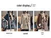 Women's Retro Wool Jacquard Hooded Cardigan Cape Shawl