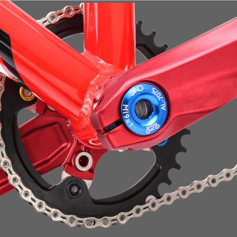 Hollow Integrated Bicycle Crankset Crank Cover M15 Crank Cover Crank Arm Bolt