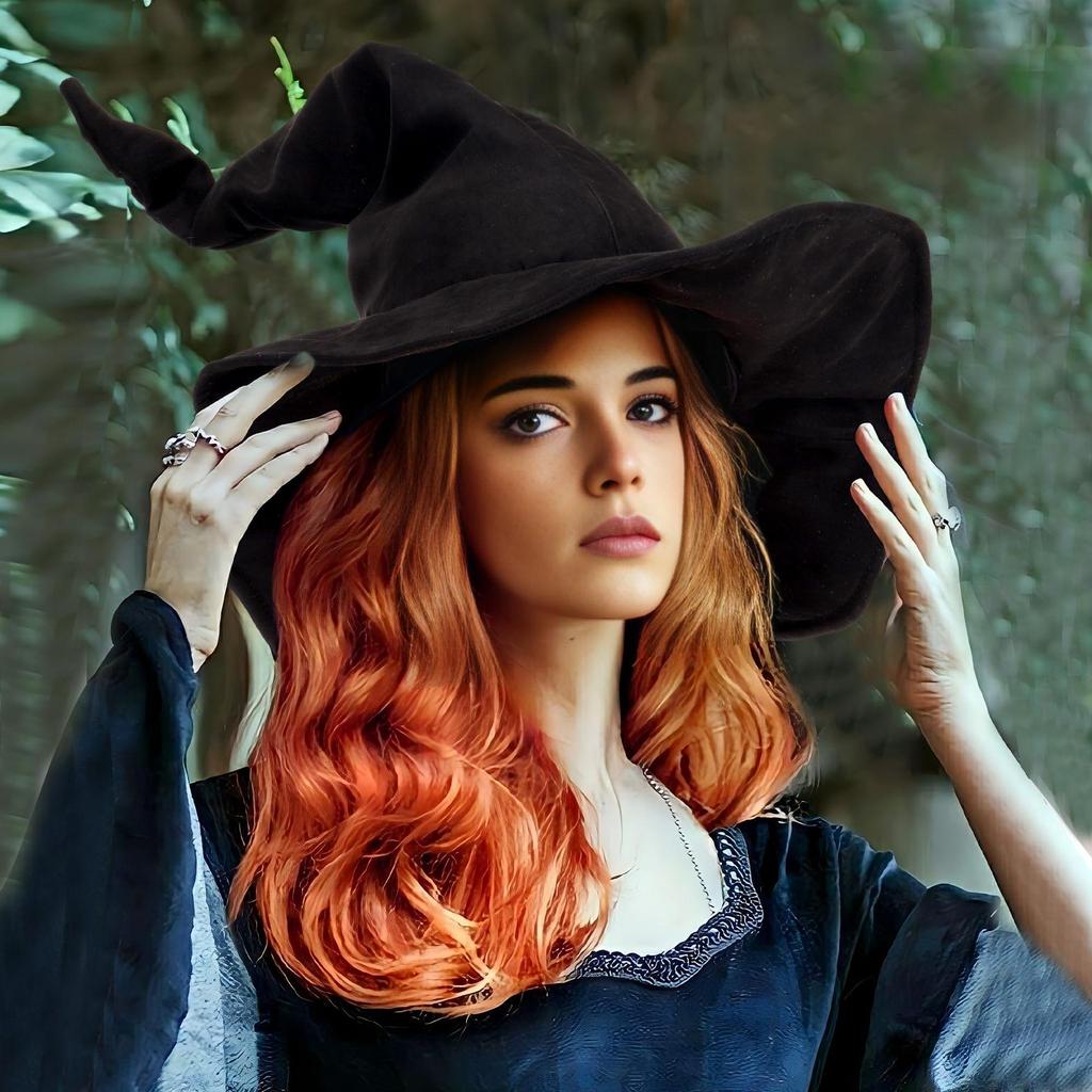 Zauberer Hexenhut Cosplay-Accessoire für Halloween, Weihnachten, Maskerade oder Karneval.