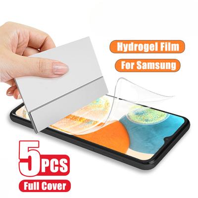 5PCS Hydrogel Film For Samsung Galaxy S23 S22 S21 S20 Note 20 Ultra Note 10 S10 Plus Screen Protector for Samsung S21 FE 5G Film