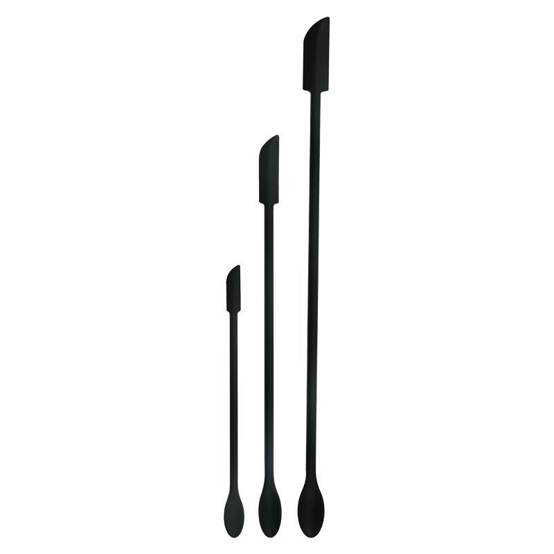 Ruhan 3-Piece Red Double-Ended Mini Kitchen Spatula Set (Pack of 5)