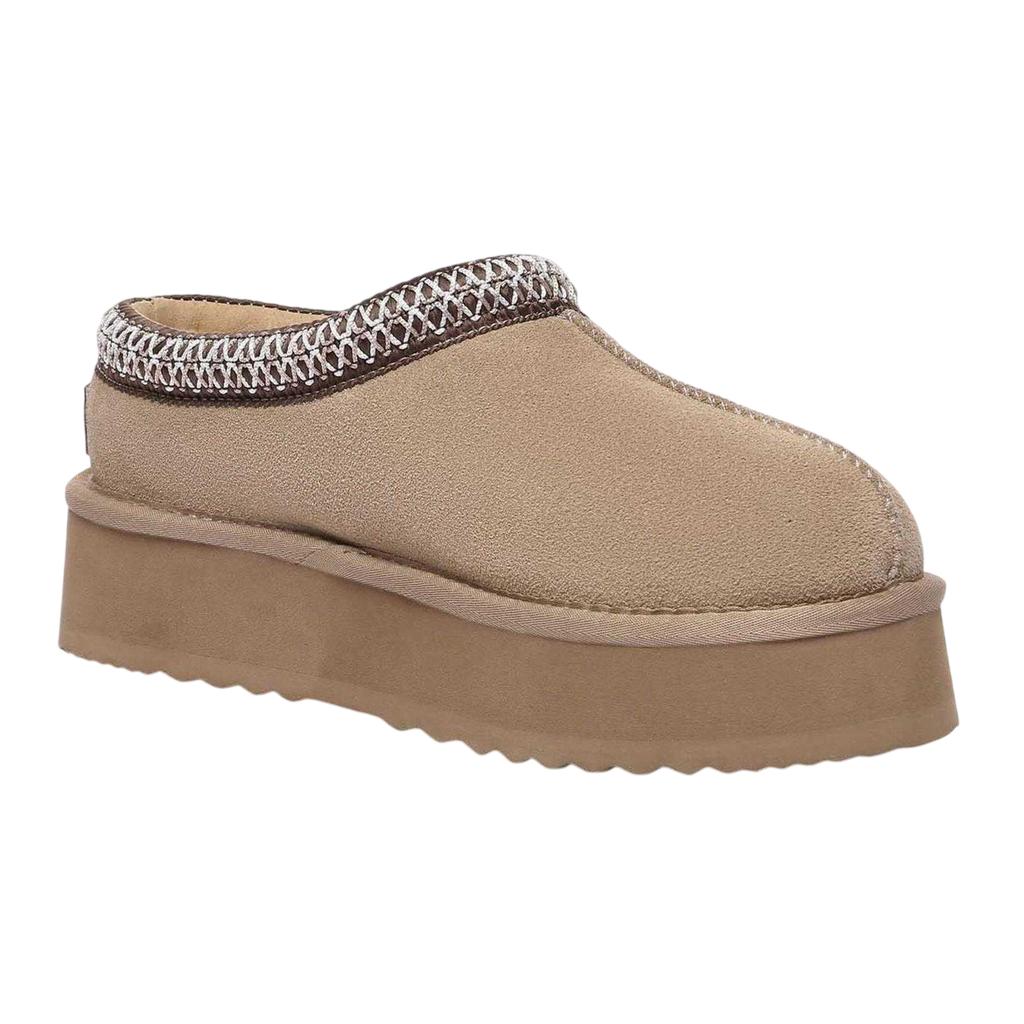 EverAu Womens/Ladies Wonga Cow Suede Platform Slippers