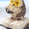 American Retro Owl Reading Ornament Living Room Home Decoration Resin Crafts Gifts Decorative Figurines