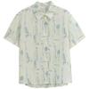 Hong Kong-Inspired Ink Wash Sun Protection Short Sleeve Shirt for Women