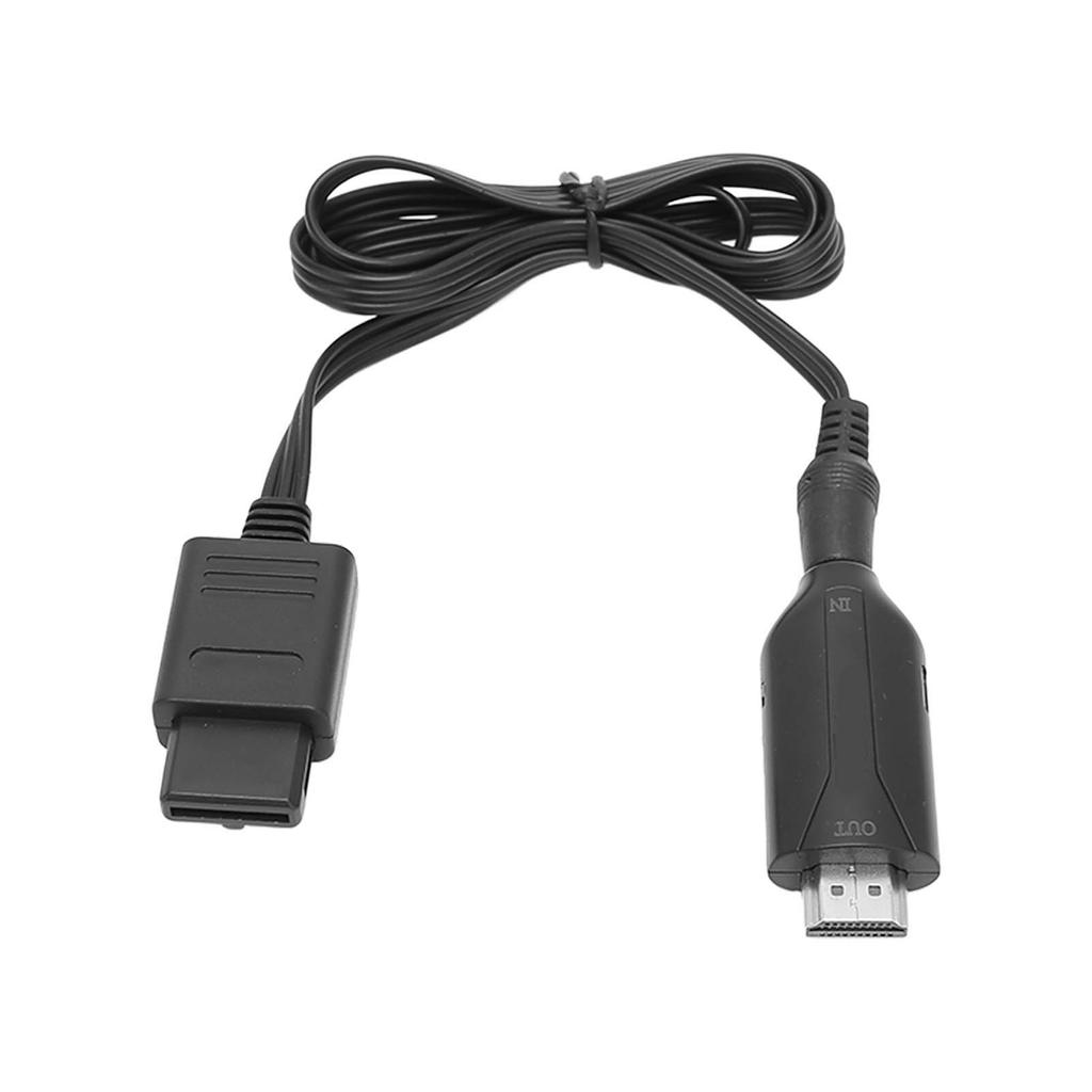 For N64 to HD Multimedia Interface Adapter Cable 3 Display Modes Plug and Play HD Video Converter with Power Cord