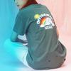 Vans Unicorn Print Short Sleeve T-Shirt Women tops Thyme-Green VN0A5F5B461