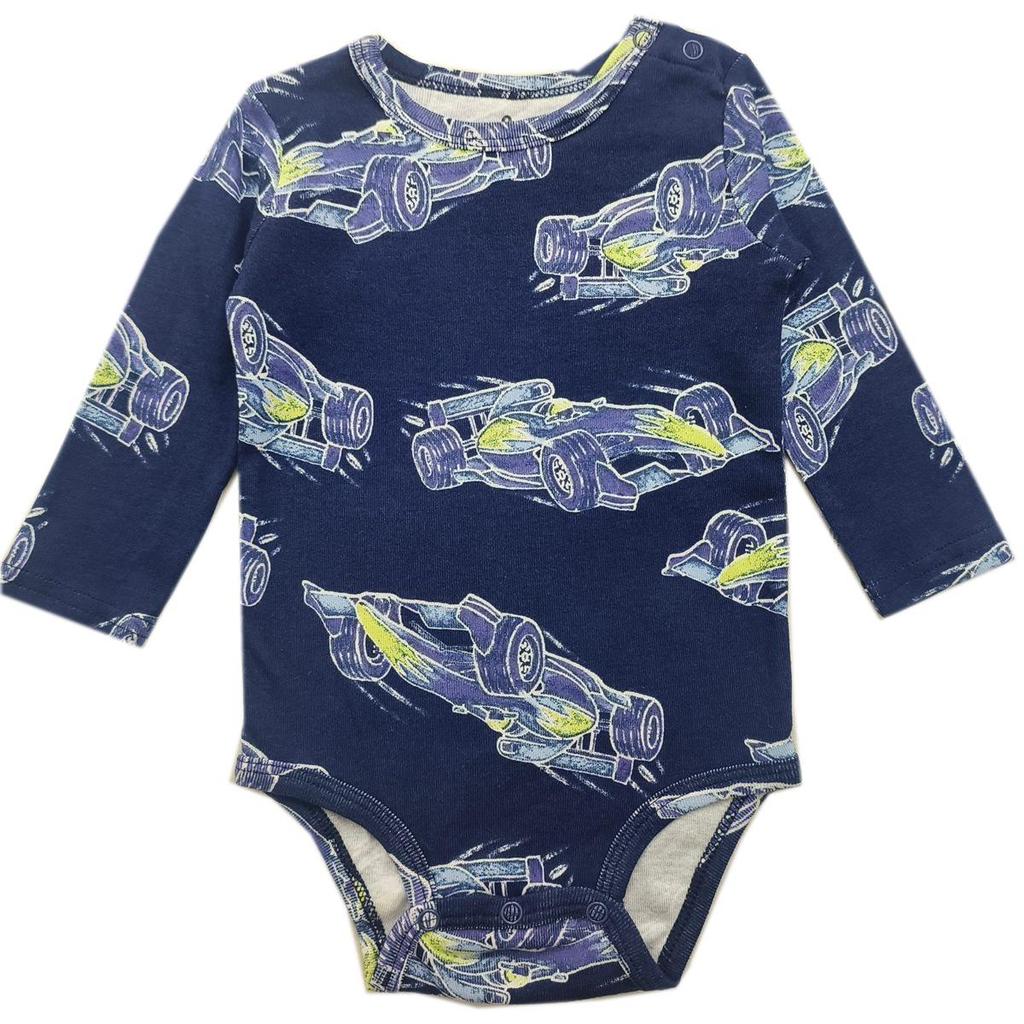 Unisex Long Sleeve Triangle Romper for Newborns