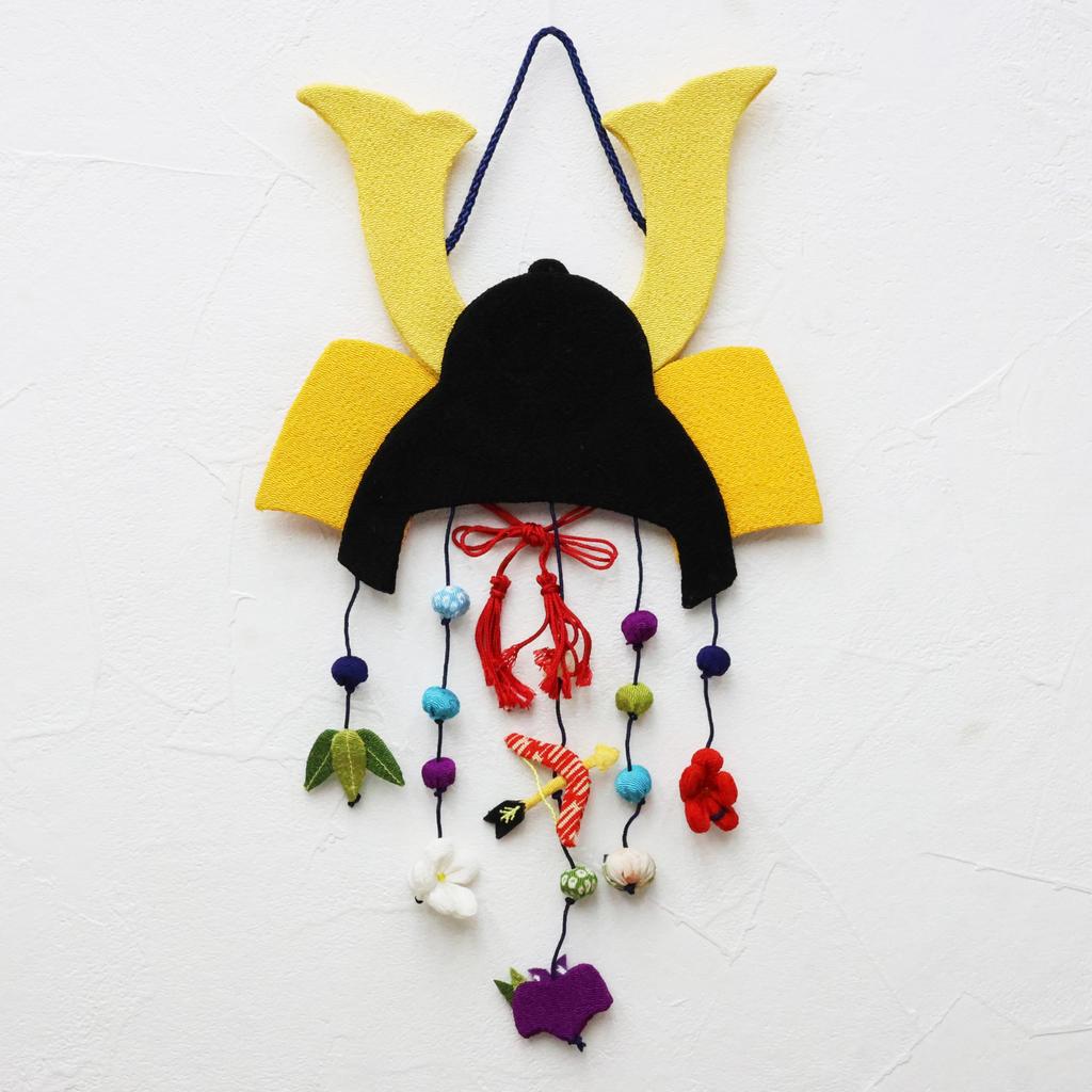 Chirimen Hanging 30cm Mini Carp May Festival First ed90 Decoration, Helmet, Tall, Size, Streamer, Doll, Helmet, Compact, Festival, Boys' Festival,