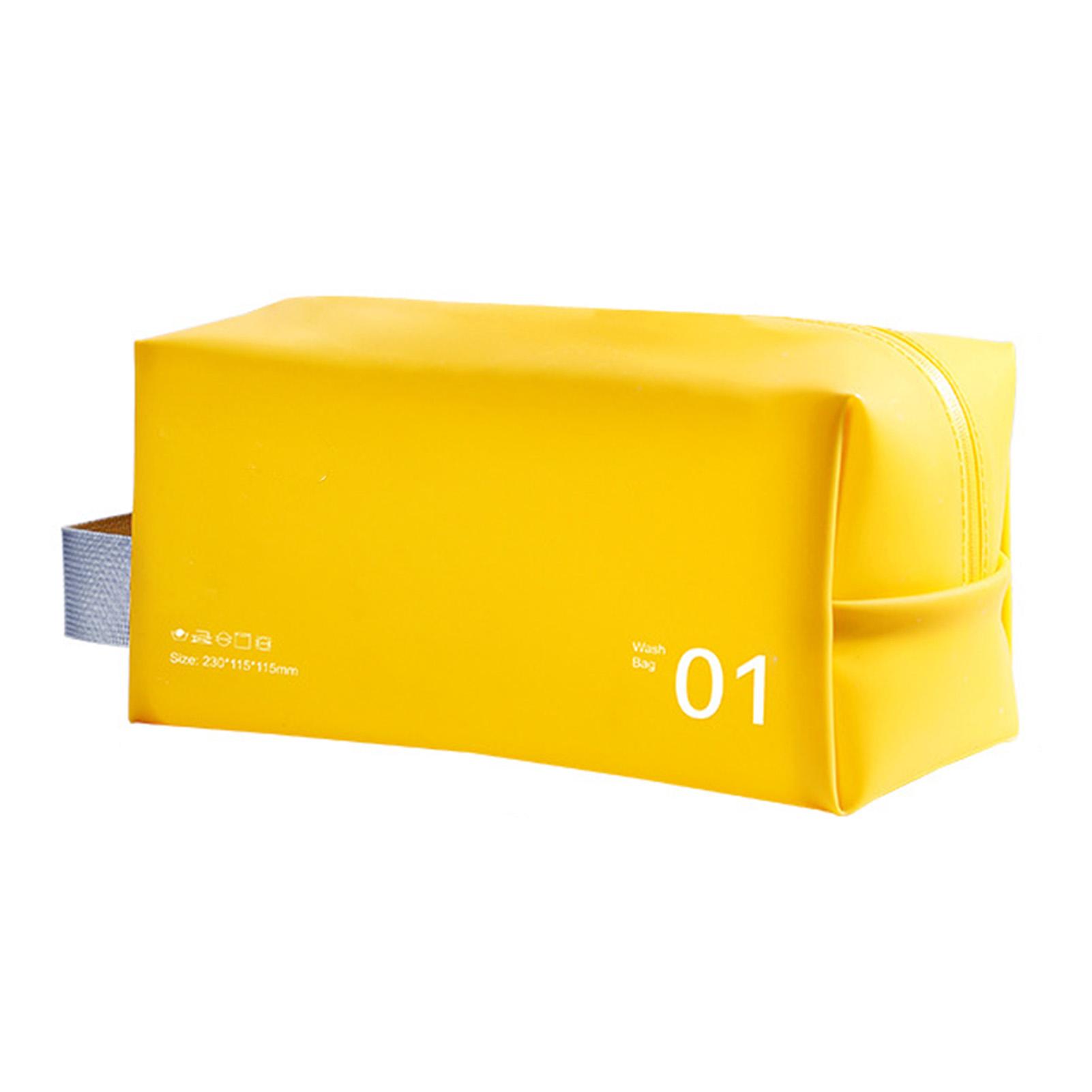 

Cosmetic Bag Waterproof Dustproof PVC Large Capacity Handheld Makeup Bag for Travel