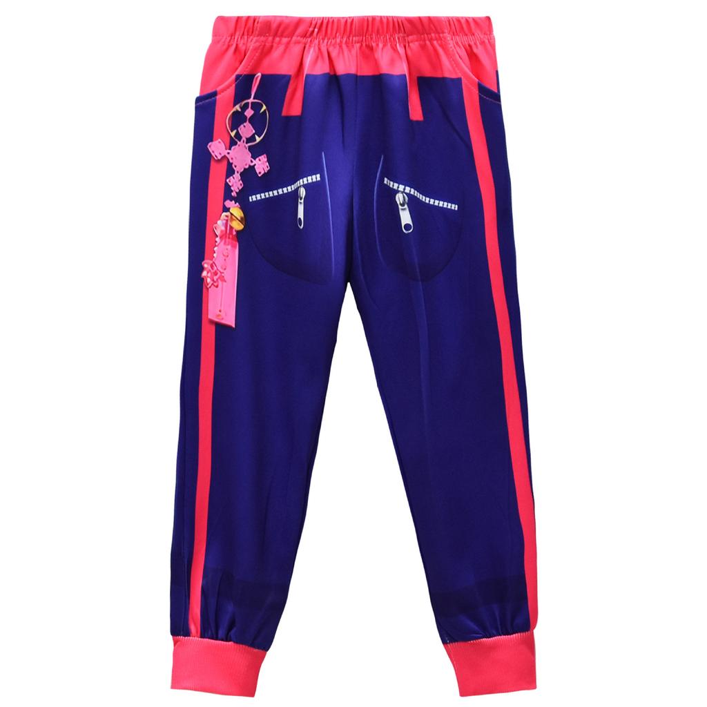 Children's Witch  Girls Printed Suit Long Sleeve Pants Suit