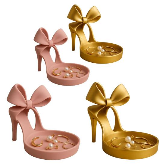 High Heel Jewelry Stand Stiletto Design Jewelry Holder Desktop Decorative Jewelry Organizer for Rings